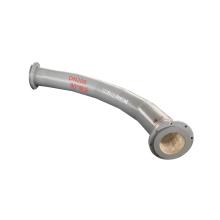 Wear-resistant composite ceramic pipe